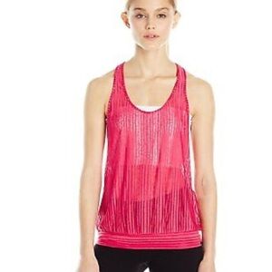 Saucony Breeze Tank Top Dark Pink Size Large